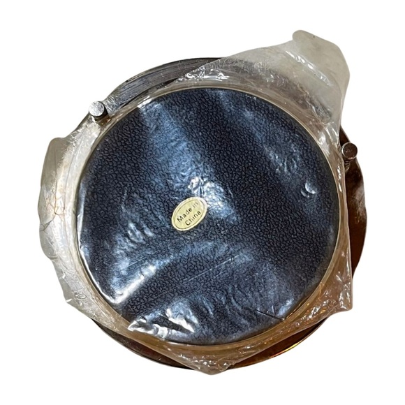 New in package silver plated coaster set for coffee table dining area drink cold - Picture 4 of 11